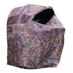 BushWear Double Bush Hide – 2 Person Pop Up Hunting Chair Hide with Built In Can