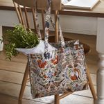 Shoulder Bag - PVC  Ulster Weavers Blackthorn 100% Cotton, PVC Coating Beige