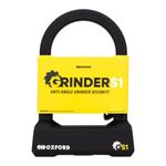 Oxford Grinder S1 U-Lock Motorcycle 14mm Grinder Anti-Angle U-Lock 320mm-LK376