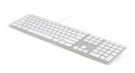 Used Matias FK318S-UK Aluminium USB Keyboard For Mac OS QWERTY UK Layout Silver
