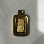 PAMP Genuine Gold Plate Bezel fits 5 gram Lady Fortuna Gold Bar and Call of Duty