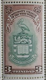 TRINIDAD AND TOBAGO 1951 SG265 3c. BWI UNIVERSITY COLLEGE  -  MNH