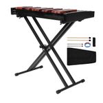 Uimoso 32-Note Wooden Glockenspiel Xylophone with Adjustable Stand