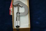 New, boxed, Starrett 485MXRL V-Anvil Metric Micrometer EDP 56047