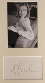 Honor Blackman James Bond Signed Autograph