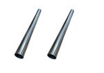 2 x 76mm 3" Inch 1 meter T304  Stainless Steel Tube Pipe Exhaust silencer Repair