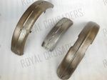 MATCHLESS G3L FRONT & REAR MUDGUARD (FORK GIRDER MODEL) RAW STEEL (REP)