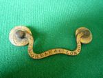 Mid 19th Century Cast Brass Deed Box Handle S. Morden & Co.