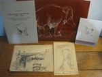 2 x Drawings - 1940s (Jim Minogue )MONTSALVAT & Book & Exhibit Catalogue (1989)