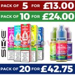 SKE Crystal Nic Salts 10ml E-Liquid | 10mg/20mg | Vape Juice | 50VG/50PG | UK