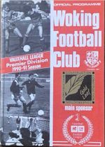 Woking V Bath City - 1990/91 FA Cup 4QR - 27th October 1990