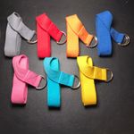 2Pack - D-Ring Buckle Cotton Belt Yoga Stretching Exercise Durable Flexible 6FT