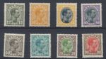 Denmark Stamps 1913 SG139;153/5;160a;162/3;165 hinged mint CV £111.25