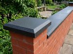 Black Basalt Pier Caps 5cm (Without Edge Profiles) | SKU: BS-022