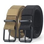 Men's Tactical Nylon Belt Heavy-Duty Canvas Quick Release Buckle Everyday