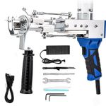 Rug Digital Tufting Gun Starter Kit Cut Pile Carpet Weaving Machine Kit & Yarn