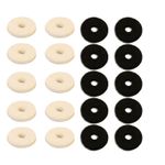 Guitar Strap Button Strap Pin Felt Washers Set of 10