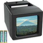 35mm Slide Viewer 2X Magnification LED Light Box Negative Film Viewer + Battery