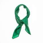 Nicki scarf silk scarf green twill silk 53x53cm