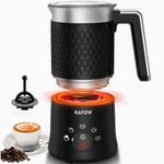 Electric Milk Frother 5 In 1 Automatic Milk Steamer Large Capacity 350ml UK