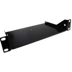 Mini Fixed Cantilever Shelf 1U 150mm Deep Black for 10 inch Data Cabinet Rack