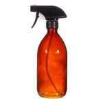 Glass Refillable Bottle With Spray Head 500 ml