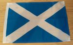 SCOTLAND FLAG - 45cm x 30cm - 18" x 12"  - Scottish flag