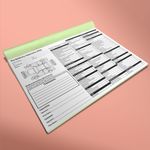 Vehicle Pre Sales / Delivery Inspection PDI Form Pad -  A4 2pt Duplicate 50 sets