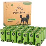 600 Dog Poop Bags Rolls Poo Waste Biodegradable Doggy Large Strong Thick Pet Eco