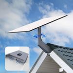 Starlink Gen 3 Mount 360° Adjustable Roof Wall Bracket Short Pole Aluminum