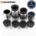 Celestron Omni Plossl Eyepiece 1.25" 4mm 6mm 9mm 12mm 15mm 32mm 40mm 2x Barlow