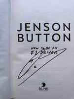 Jenson Button Hand Signed How To Be Formula 1 Driver Book & PSA QO Card + COA