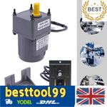 220V AC Gear Motor Electric Motor Variable Speed Controller Reduction Ratio 1:60