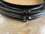 Pearl Black Tom Drum 10” and 12” 6-Lug Hoops Rims x 2 each size! VGC (4 x total)