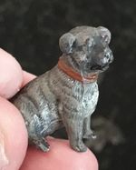 PUG DOG CAST METAL PUG ORNAMENT