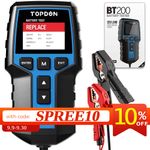 2026 TOPDON BT200 Car Battery Tester 12V 24V Load Test Charging System Analyzer