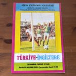 Turkey v England 1986 World Cup Qualifier Programme 14th November 1984 Istanbul