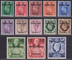 BOIC SG-T14/26 KGVI 1950, B.A. TRIPOLITANIA Opt. Full Set, Mint UMM, Cat £140