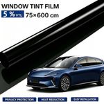 CAR WINDOW TINT FILM KIT TINTING SUPER DARK BLACK LIMO 5% Limo Black Tint