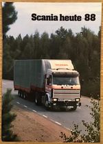 SCANIA Today 1988  Publicity Brochure 1988 #B1 880308 DE  German Text
