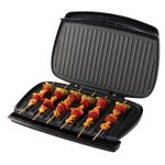 George Foreman Large Classic Grill Non-Stick Plates & Adjustable Rear Foot 23440