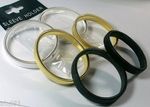 Shirt Sleeve Holders Pack of 2 Metal Stretchy Garter Arm Bands Gold/silver/black