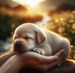 GOLDEN LABRADOR (60) CROSS STITCH PATTERN