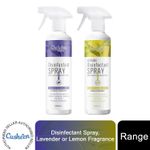 Cusheen Disinfectant Anti-Bac Spray Lemon Kitchen or Lavender All-Purpose, 500ml