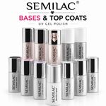 UV Hybrid Semilac Nail Polish All BASE and All TOP + All Hardi and TOP+BASE