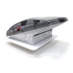 MaxxAir MaxxFan Deluxe Remote Controlled Automatic Roof Fan Vent - Tinted Lid