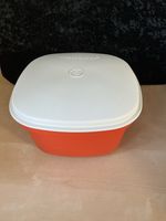 Vintage Tupperware 888 Microwave Steamer Cooker Burnt Orange 3pc Set Complete VG