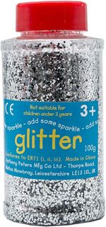 Glitter | 100 Gram Tub | Shaker Lid for Easy Pouring | Arts and Crafts | Glitter