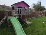 WICKEY Smart Coast - Wooden climbing frame with large sandpit, swing & playhouse