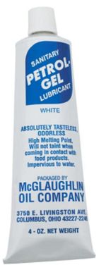1 x 4oz tubes petrol gel lubricant, for  ice cream and slush machines, free post